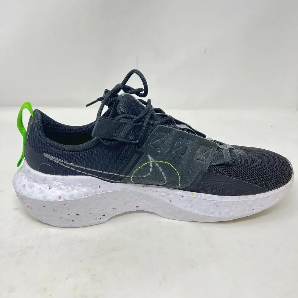 Men's Nike Sportswear Crater Impact Black Iron Grey White Green DB2477-001 Sz 10